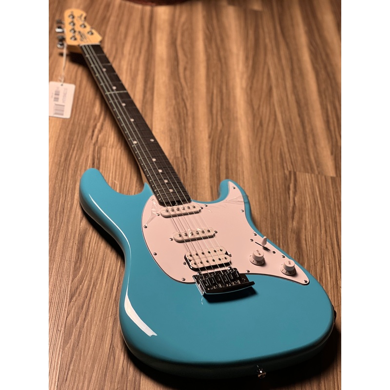 Sterling By Music Man Cutlass CT20 with Amaranth FB in Electric Blue