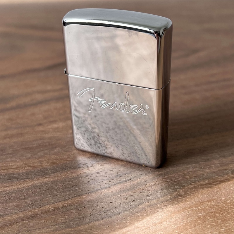 Fender Branded Zippo Lighter 2000s - Chrome