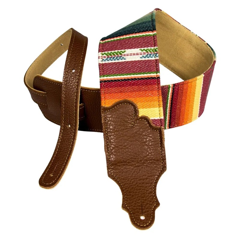 Franklin 3" Saddle Blanket Guitar Strap Caramel