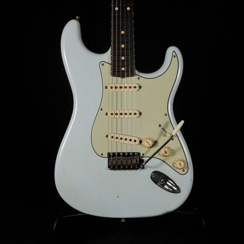 Pre Owned '19 Fender Custom Shop "59 Special" Stratocaster Journeyman Relic Super Faded Sonic Blue w/ OHSC