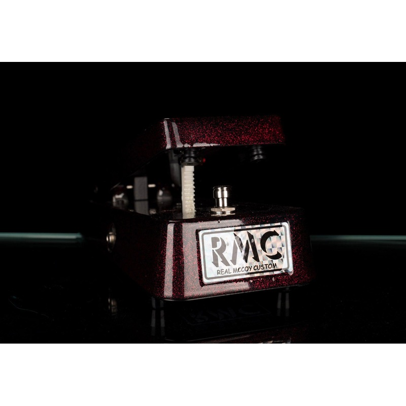 Real McCoy Custom RMC6 Wheels of Fire Wah Guitar Pedal Limited Edition Red Sparkle