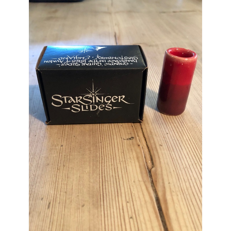 Star Singer (Small) Sunset Red Ceramic Guitar Slide