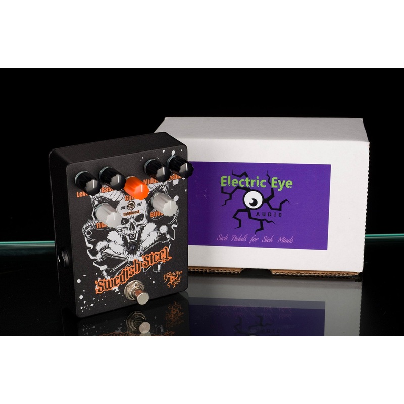 Used Electric Eye Audio Swedish Steel Distortion Pedal with Box