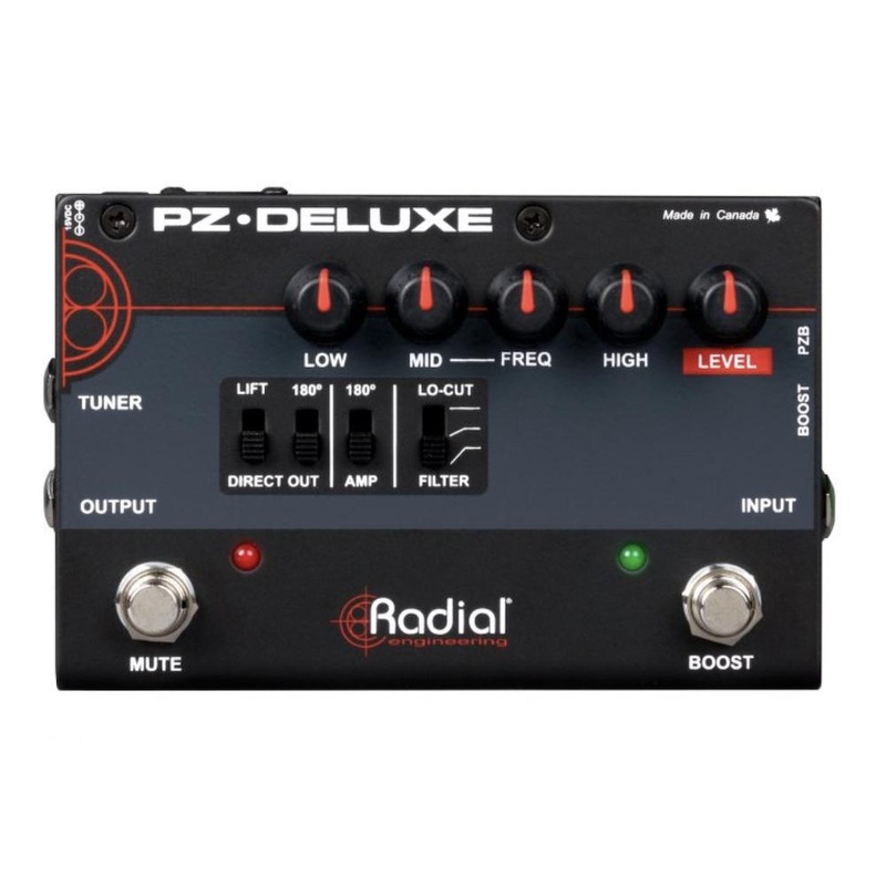 Radial PZ Deluxe Preamp and DI for Acoustic Guitar