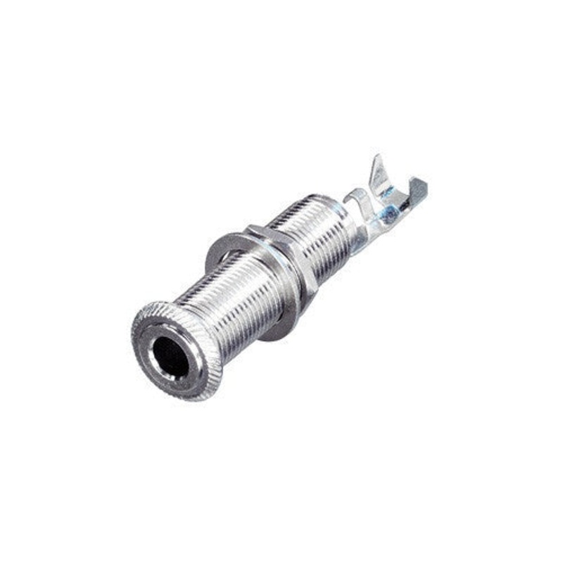 Rean NYS2202 Thick Panel / Barrel Jack Socket - 2 Pole