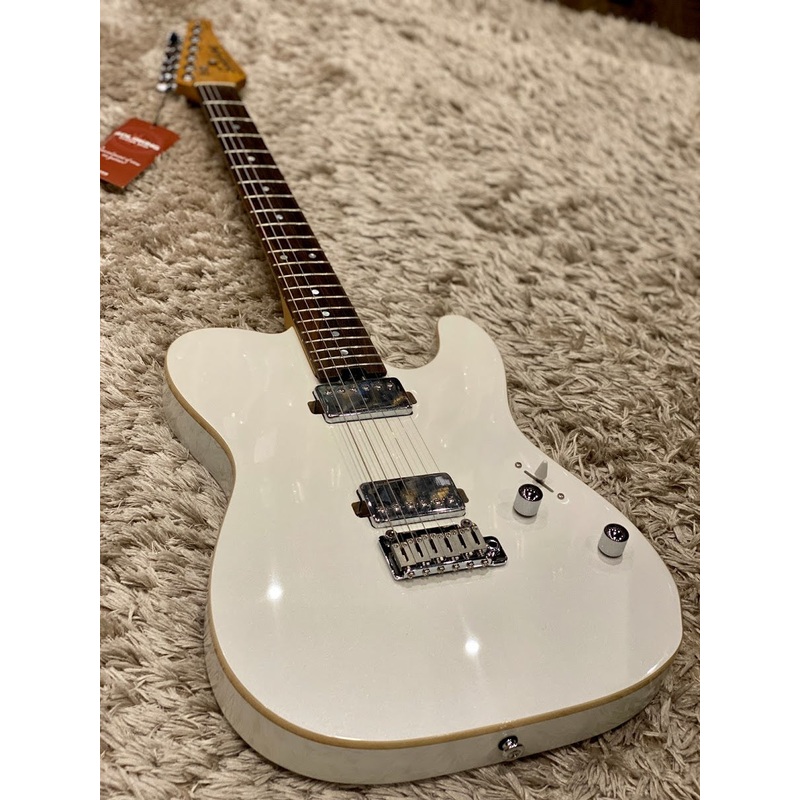 Soloking MT-1 Modern HH in Pearl White Metallic with Roasted Neck