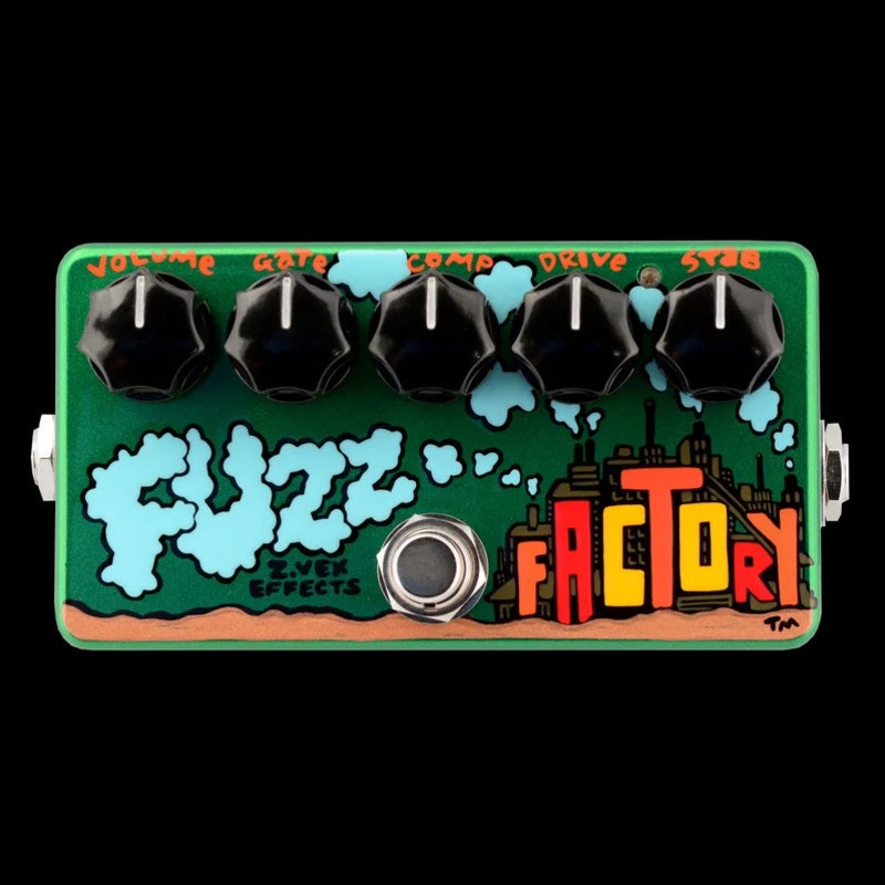 ZVex USA Made Hand Painted Fuzz Factory Fuzz Guitar Pedal
