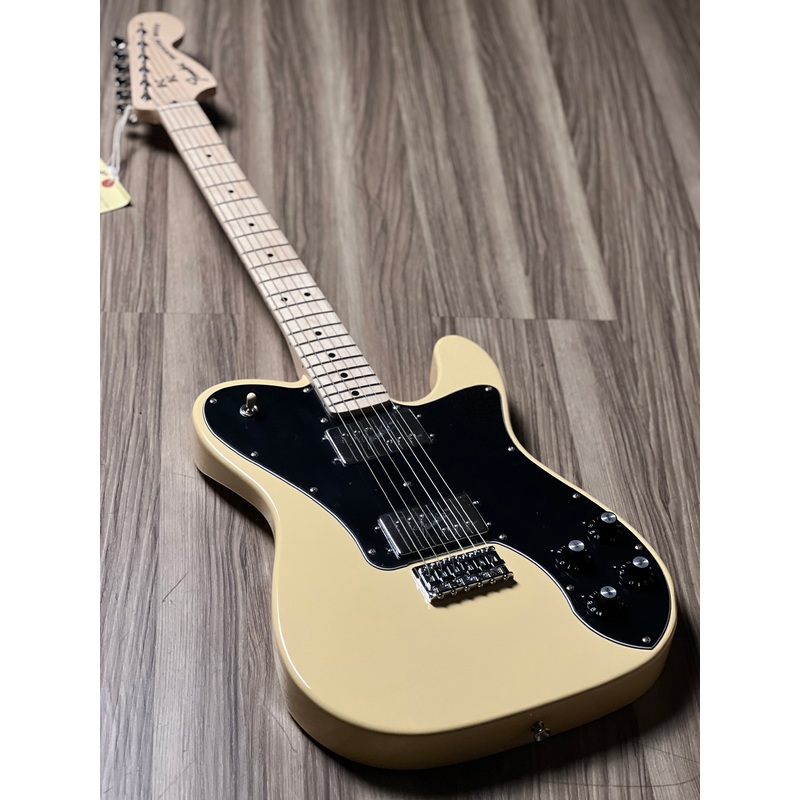 Fender MIJ FSR Collection Traditional 70s Telecaster Deluxe with Maple FB in Vintage White JD23030561