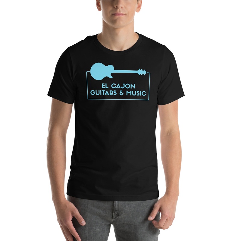 ECGMusic.com Unisex t-shirt - El Cajon Guitars & Music Black