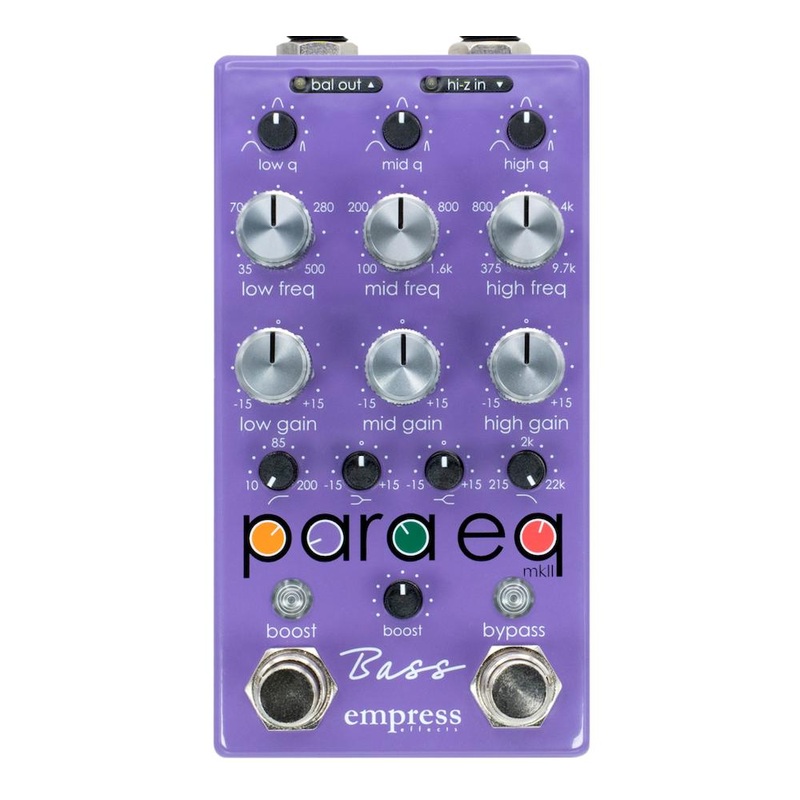 Empress Effects Bass ParaEq Parametric Bass EQ Effects Pedal