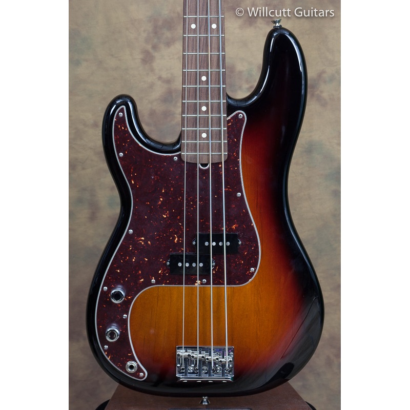 Fender American Standard Precision Bass 3-Tone Sunburst Lefty USED