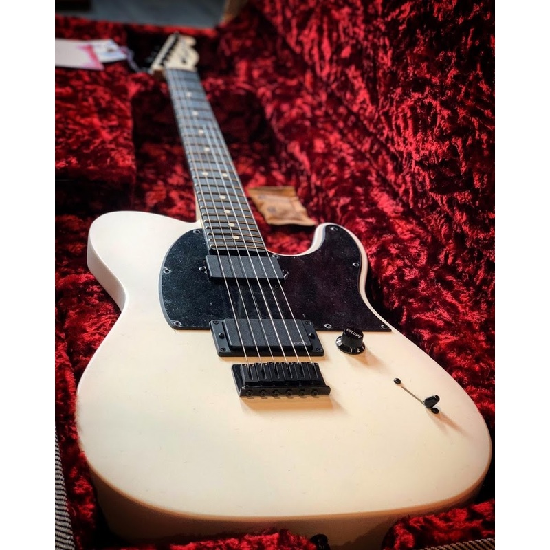 Fender Artist Jim Root Telecaster Guitar Ebony Neck in Flat White