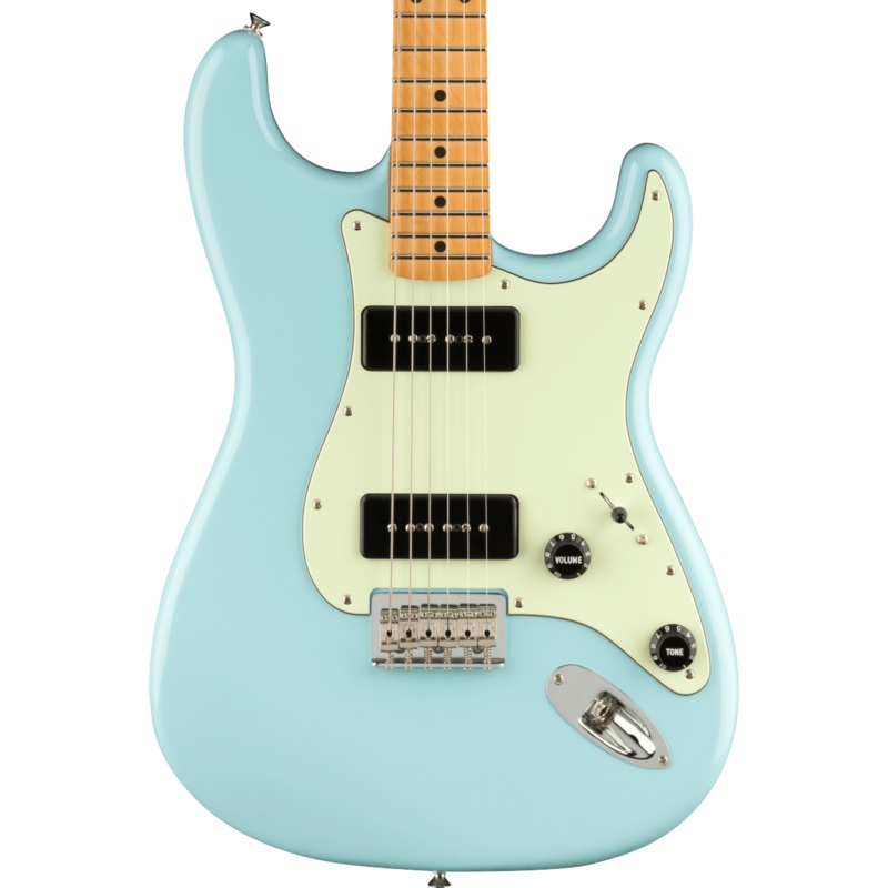 Fender Noventa Stratocaster Maple Fingerboard Daphne Blue Electric Guitar