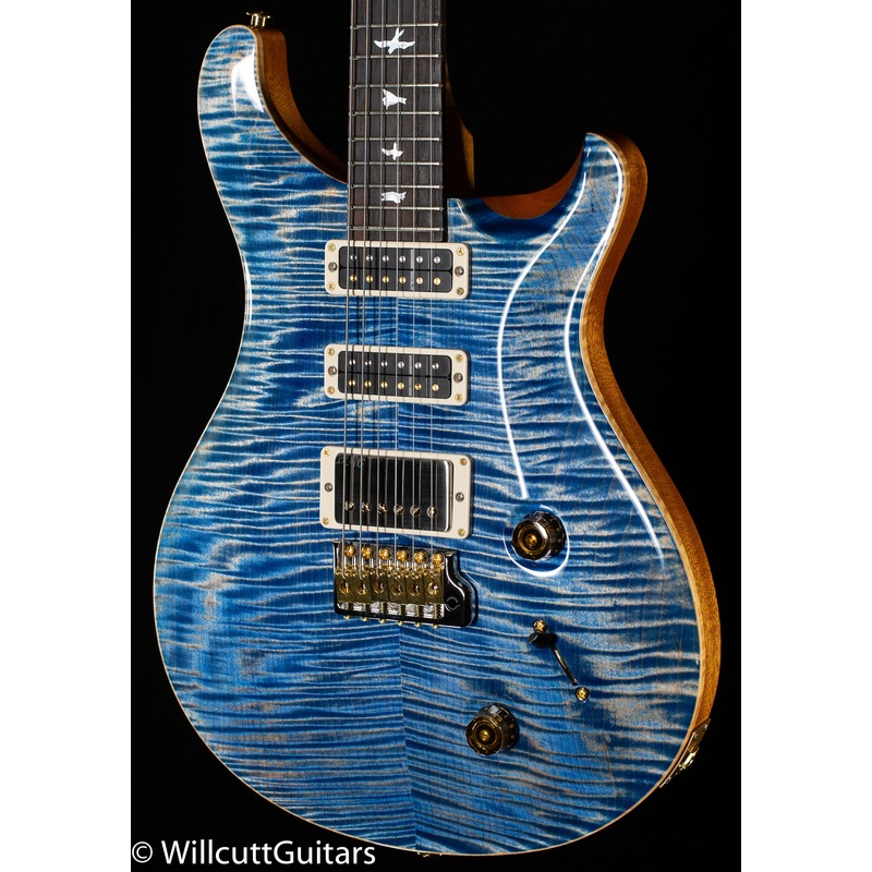 PRS Wood Library Studio Faded Blue Jean 10 Top Torrefied Maple Neck (847)