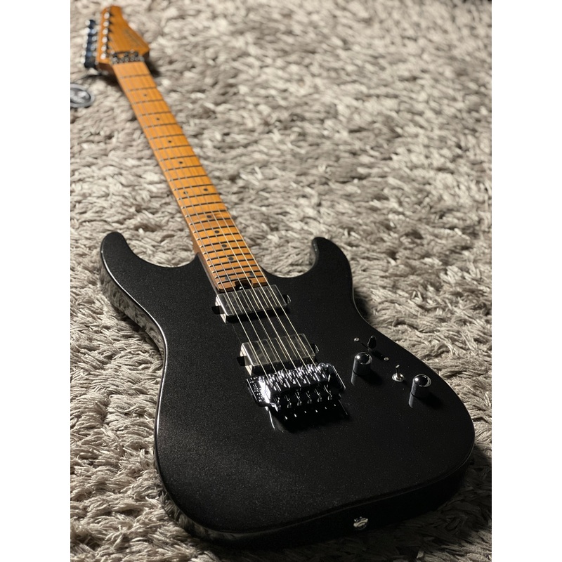 Soloking MS-1 Custom 24 HH FR Flat Top in Metallic Black Nafiri Special Run