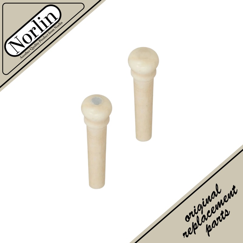 Bone Bridge Pins for Gibson Acoustic Guitars (6-Pack)