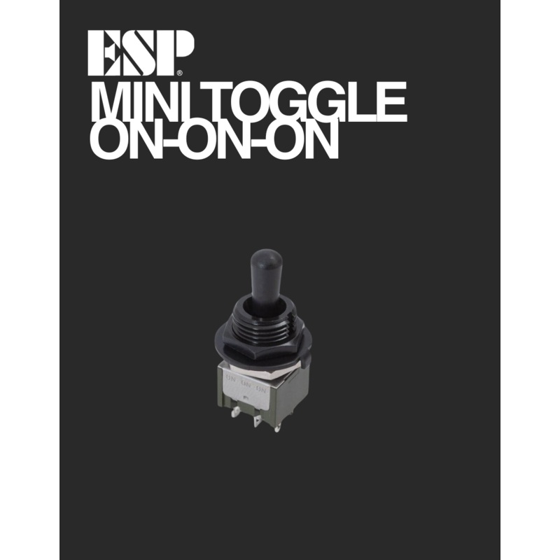 ESP Mini Toggle Switch 3-ON 6pin Black