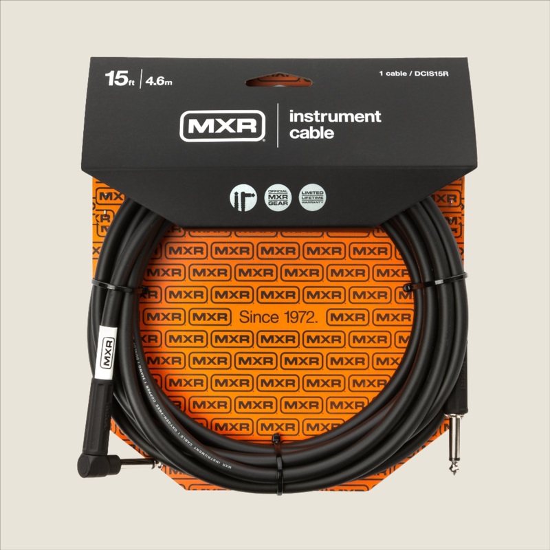 MXR 15ft Standard Instrument Cable - Right / Straight
