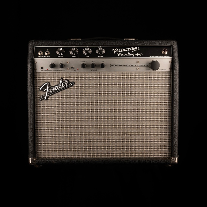 Pre Owned Fender Princeton Reverb Recording Guitar Amp Combo With Footswtich And Cover