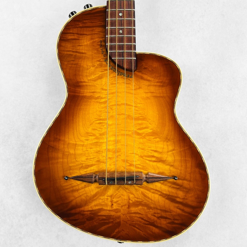 Rick Turner RB4 Deluxe Figured Maple Renaissance Bass 2015 - Sunburst
