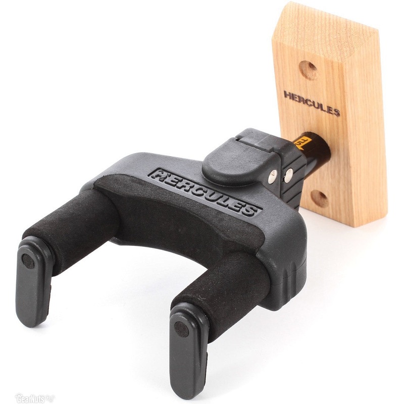 Hercules GSP38WB Wood Block Guitar Wall Hanger