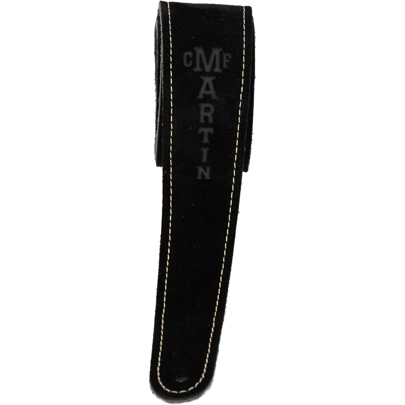 Martin Strap, Suede, Black