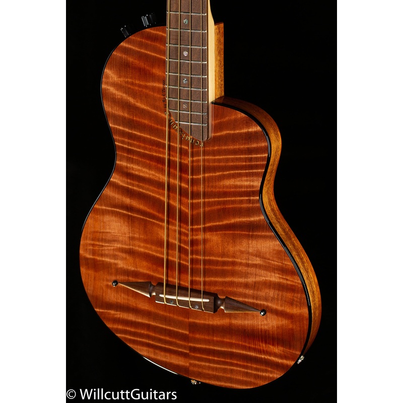 Renaissance RB4 Standard 4 String AmpliCoustic Bass Guitar Natural Redwood (781)