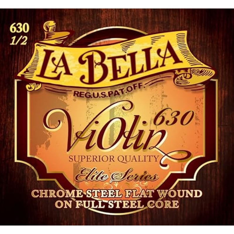 La Bella 630 Flat Wound Violin Strings, 1/2 Scale