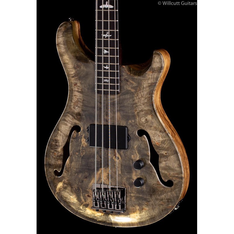 PRS Private Stock 8124 SS Bass Hollowbody Buckeye Burl Bass Guitar
