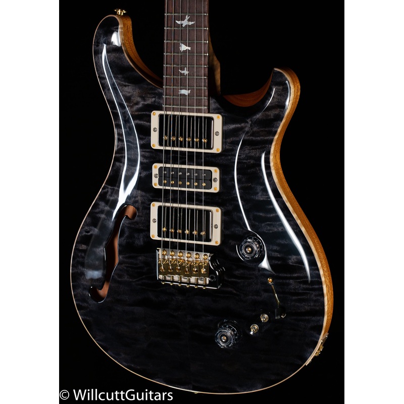 PRS Wood Library Special Semi-hollow Grey Black Quilt Maple 10 Top