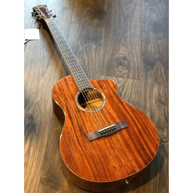 SQOE Spain SQ-39S in Transparent Black with solid mahogany top