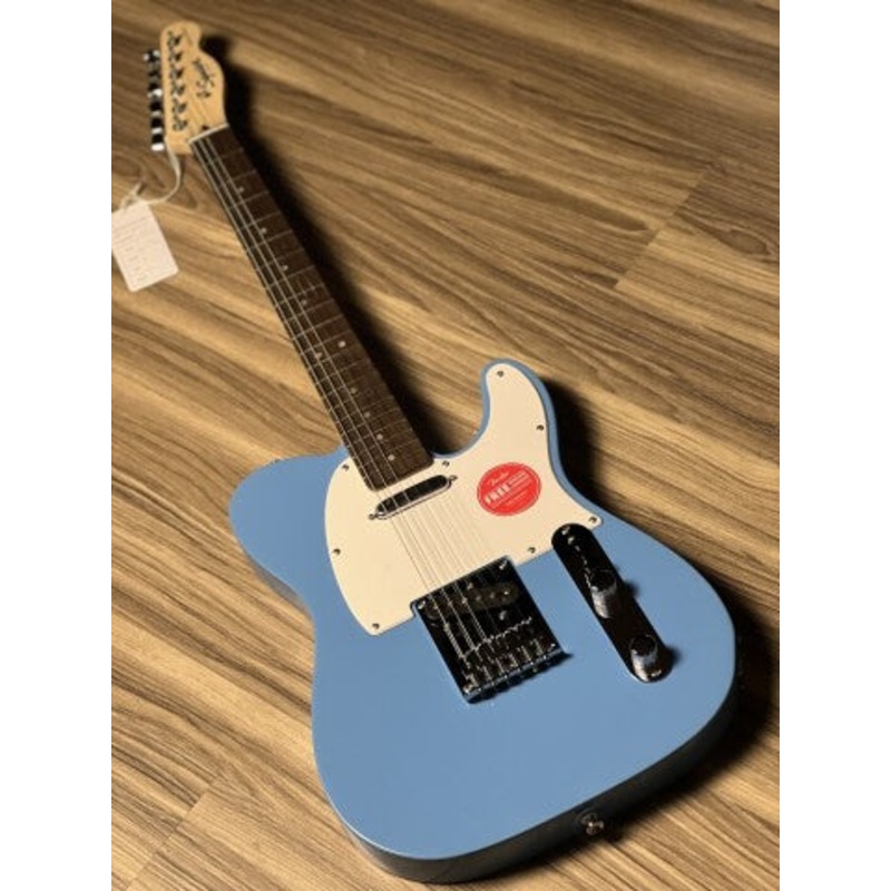 Squier Sonic Telecaster w/White Pickguard with Laurel FB in California Blue