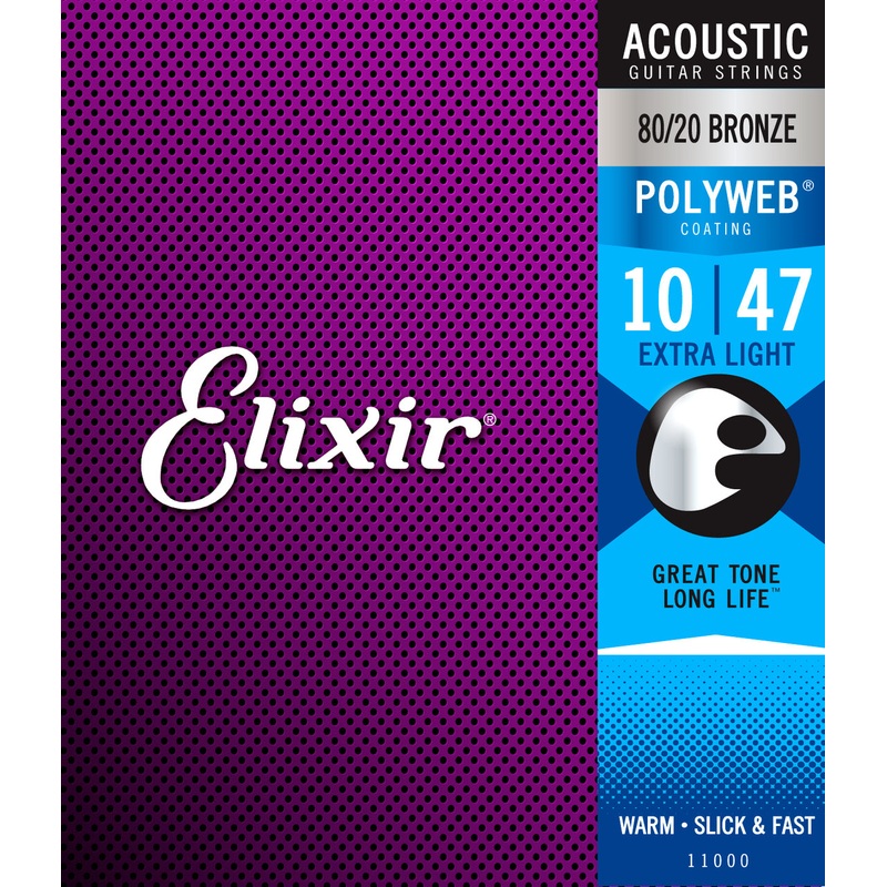 Elixir 11000 Polyweb 80/20 Extra Light 10 - 47
