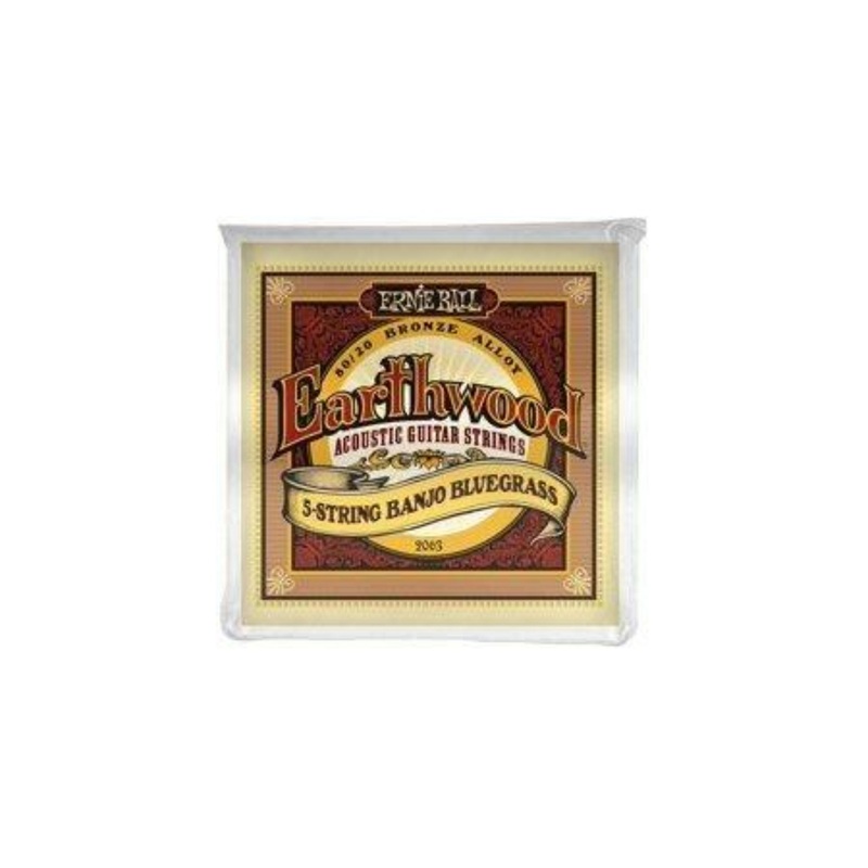 Ernie Ball Earthwood 5-String Bluegrass 80/20 Bronze Banjo Strings