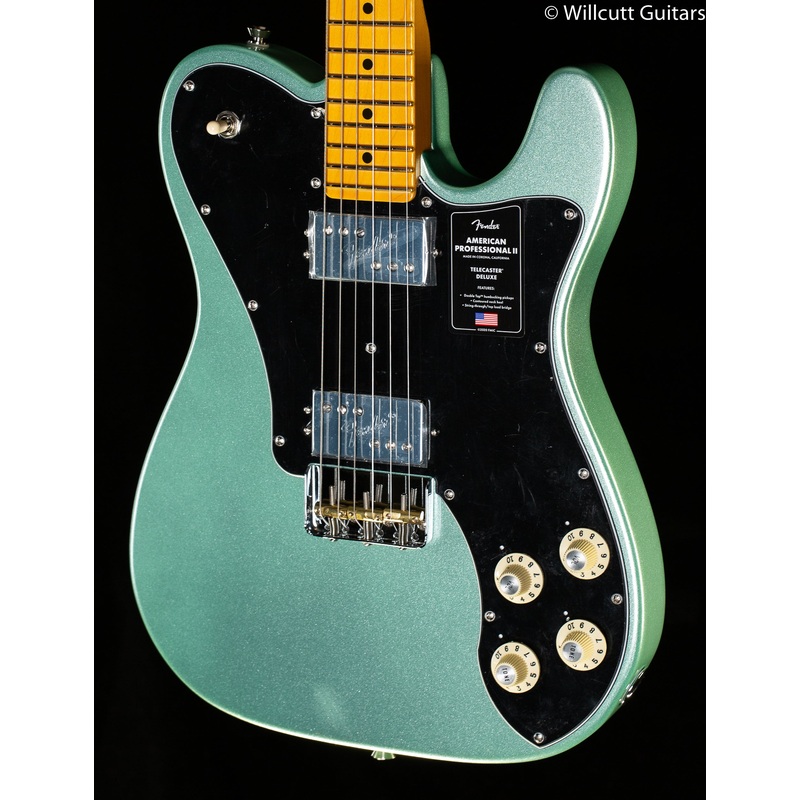 Fender American Professional II Telecaster Deluxe Mystic Surf Green (085)