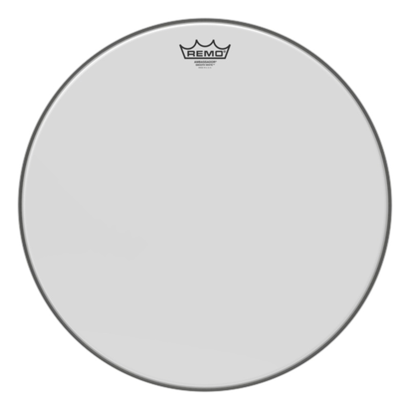 REMO BA-0218-00 18" Ambassador Smooth White Drumhead