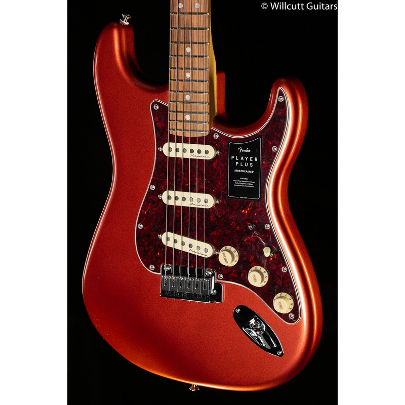 Fender Player Plus Stratocaster Aged Candy Apple Red Pau Ferro Fingerboard (416)