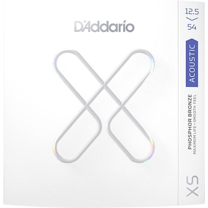 D'Addario XSAPB12554 Coated Phosphor Bronze Acoustic Guitar Strings .012.5 -.054