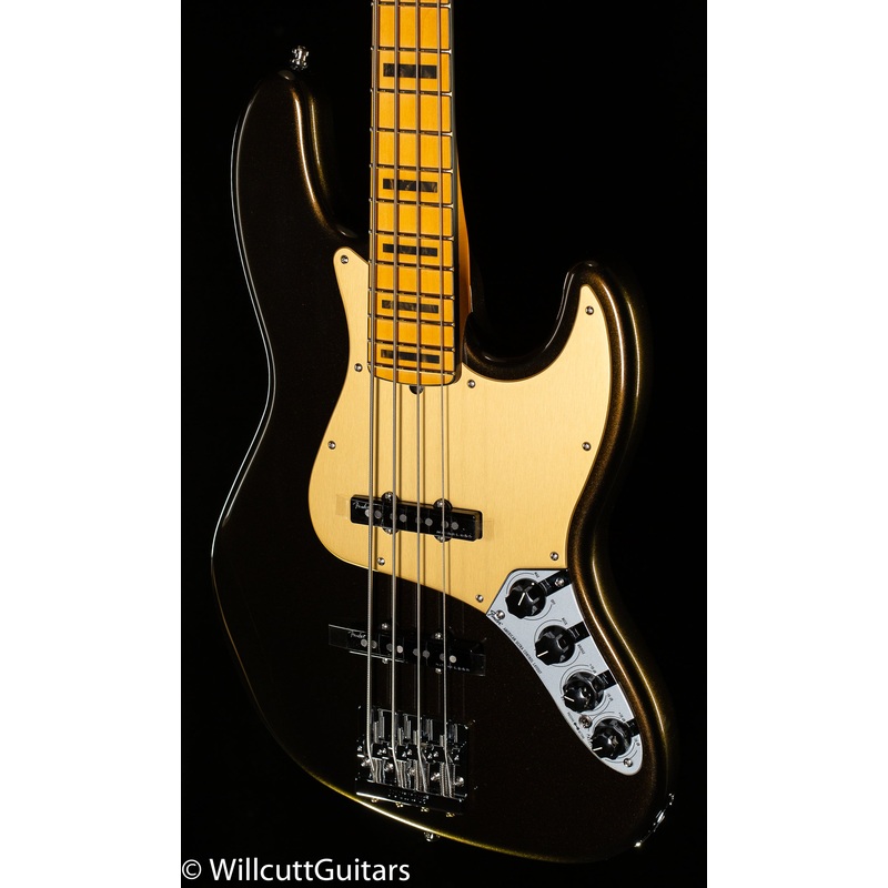 Fender American Ultra Jazz Bass Maple Fingerboard Texas Tea (934)