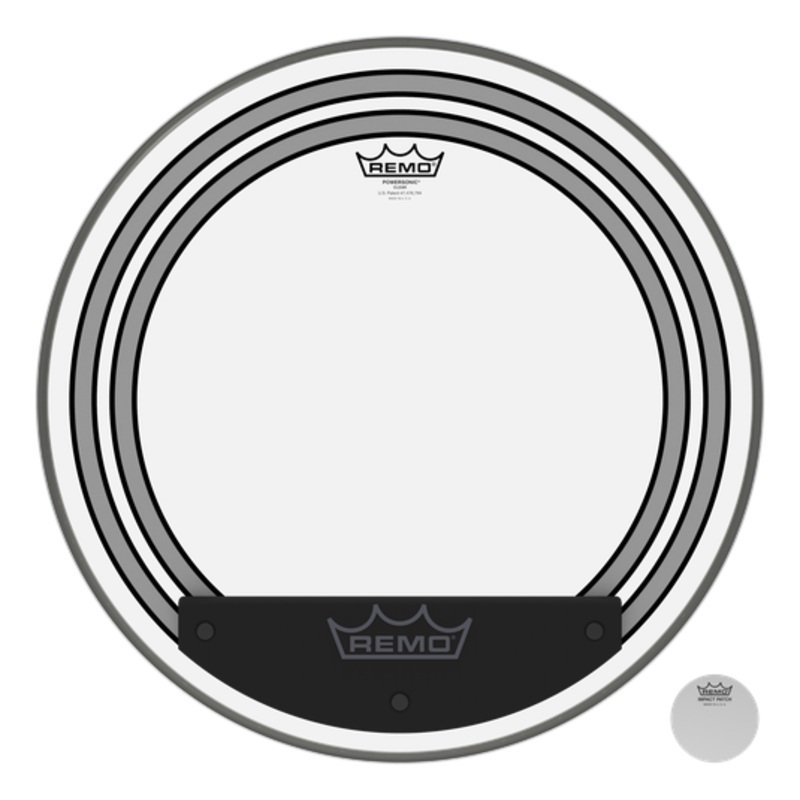 REMO PW-1320-00 20" Powersonic Clear Bass Drumhead