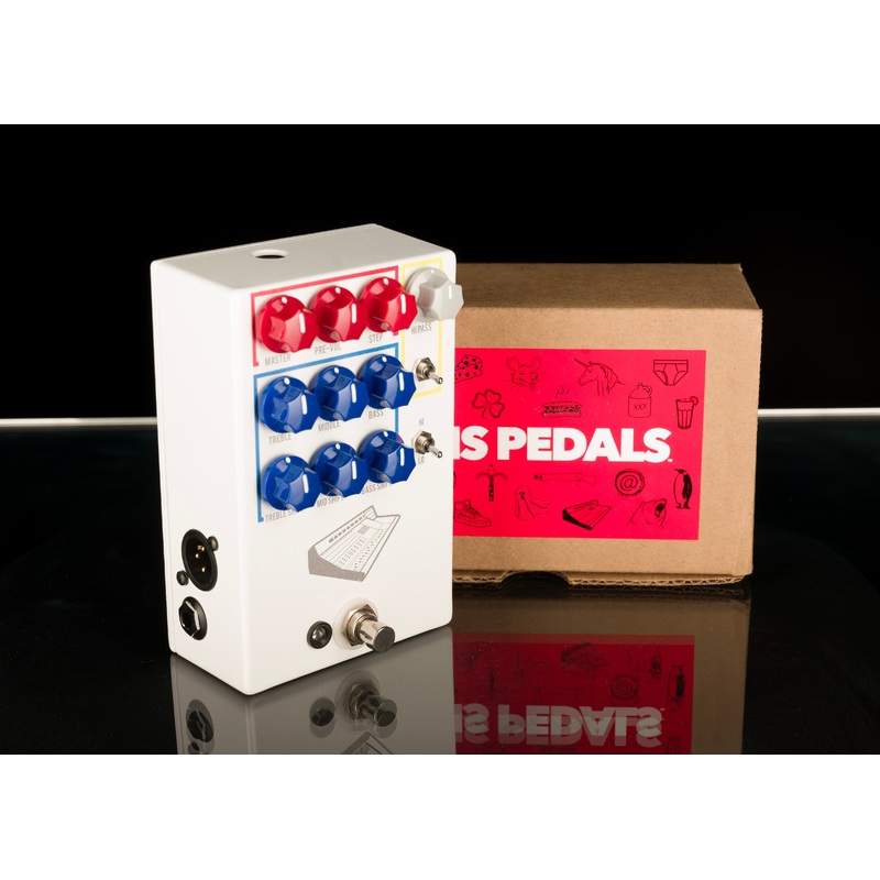 Used JHS Colour Box V2 Preamp/EQ/DI Effect Pedal With Box