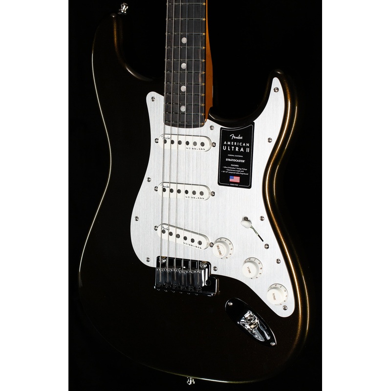 Fender American Ultra II Stratocaster Ebony Fingerboard Texas Tea (895)