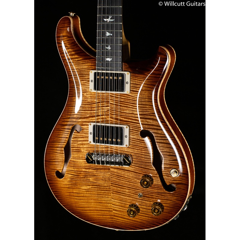 PRS Hollowbody II Piezo Wood Library Edition Copperhead Burst