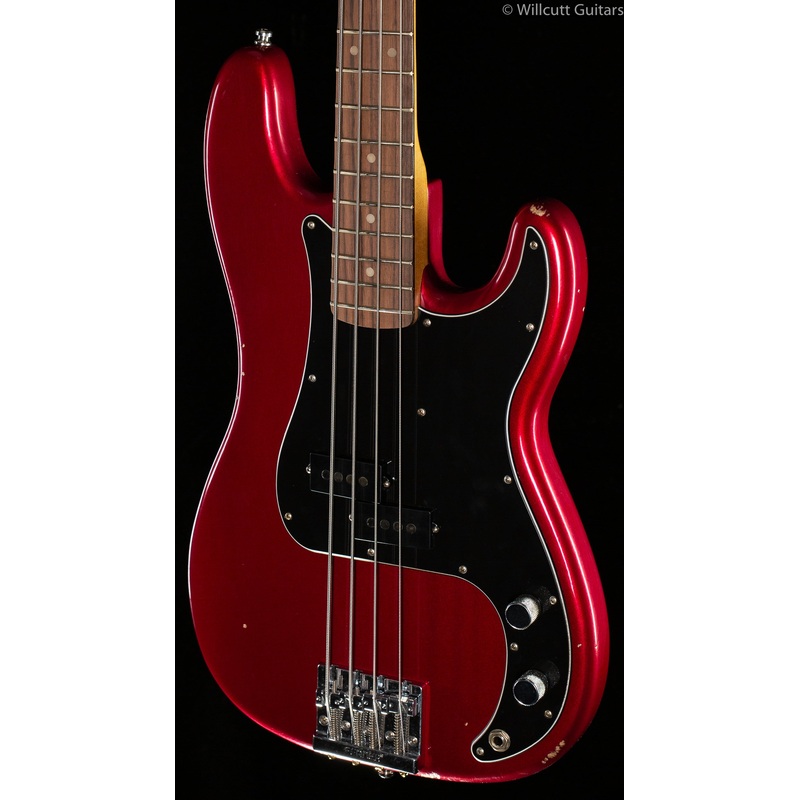 Fender Nate Mendel P Bass Candy Apple Red Bass Guitar