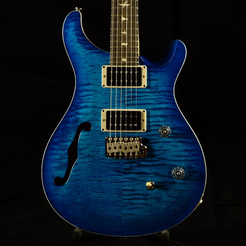 PRS CE 24 Semi-Hollow Faded Blue Burst With Gig Bag