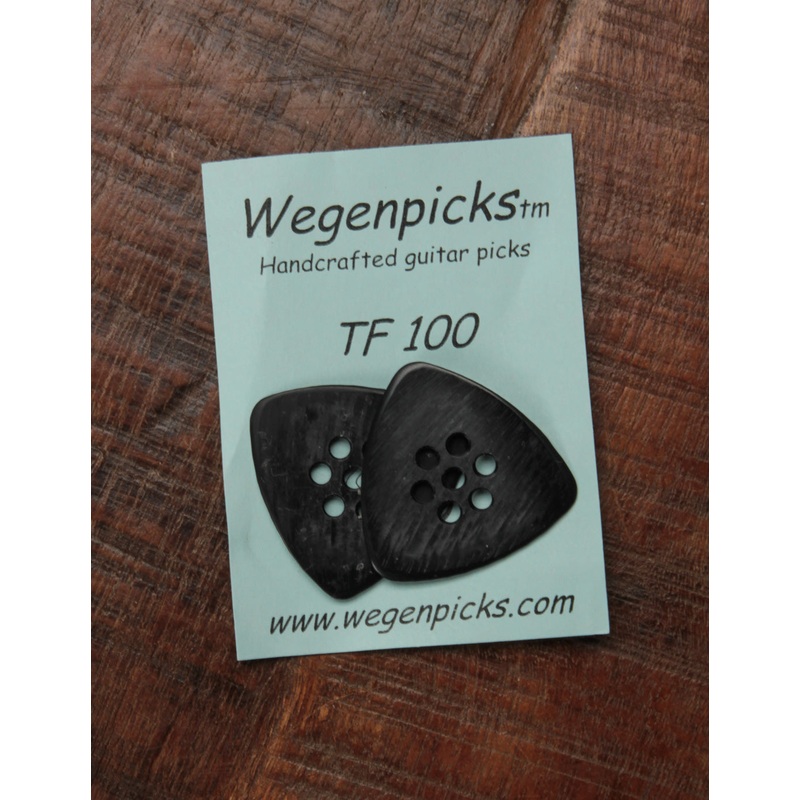 Wegen TF 100 Pick 1.0mm/Black (2-pack)