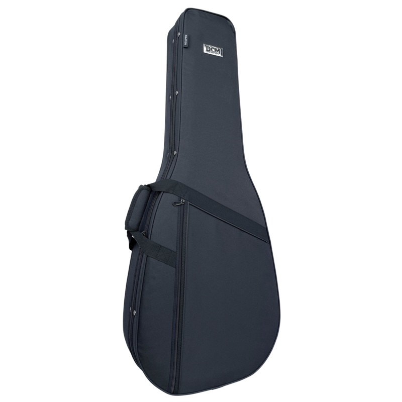DCM Premium PFD Polyfoam Lightweight Dreadnought Guitar Case Black