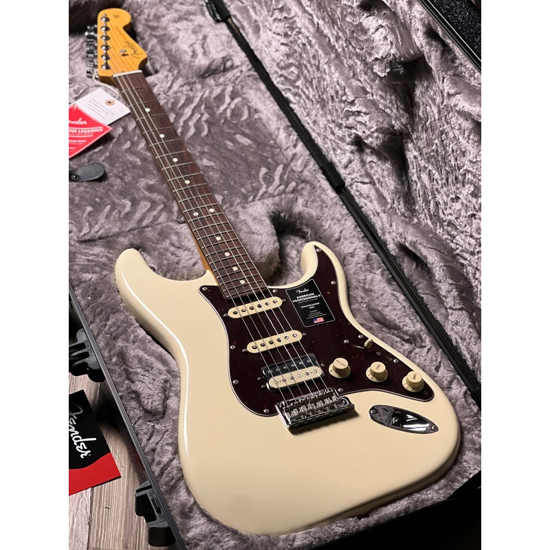 Fender American Professional II Stratocaster HSS Rosewood FB - Olympic White US23035627