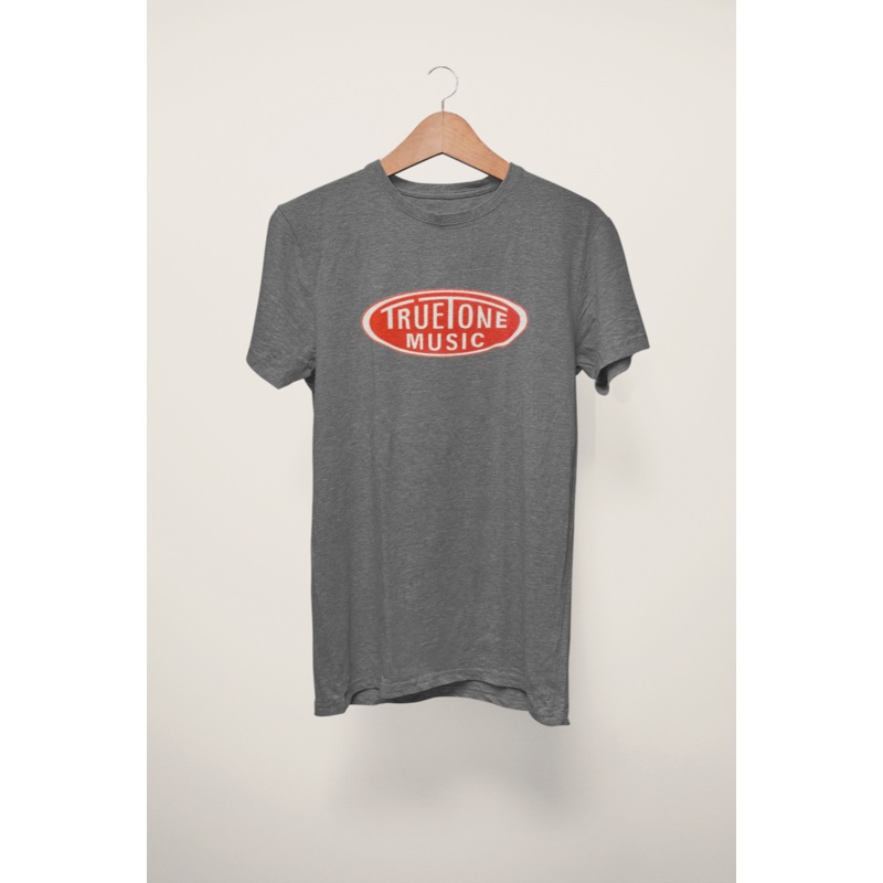 Truetone Music Heavy Cotton Three-Quarter Raglan Sleeve T-Shirt White/Black - 2X Large - 5700