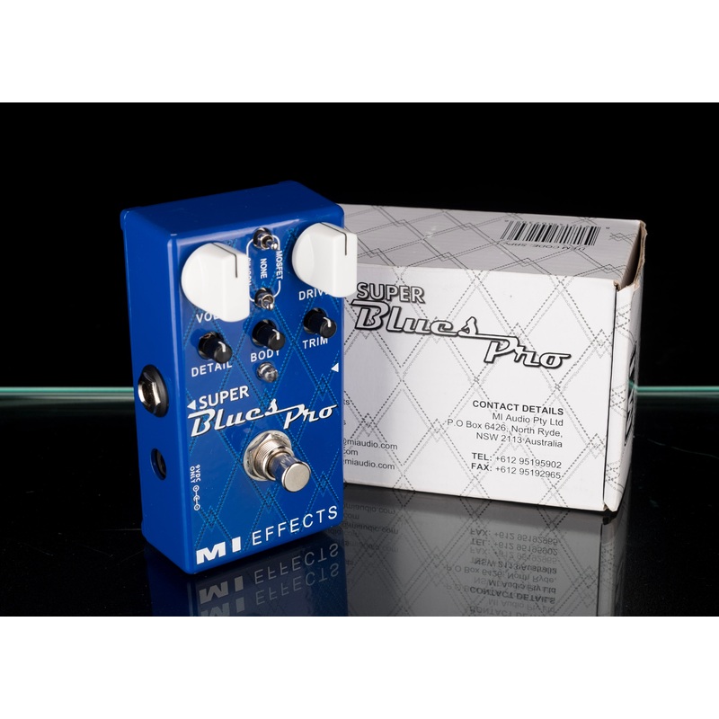 Used MI Audio Super Blues Pro Overdrive Pedal With Box